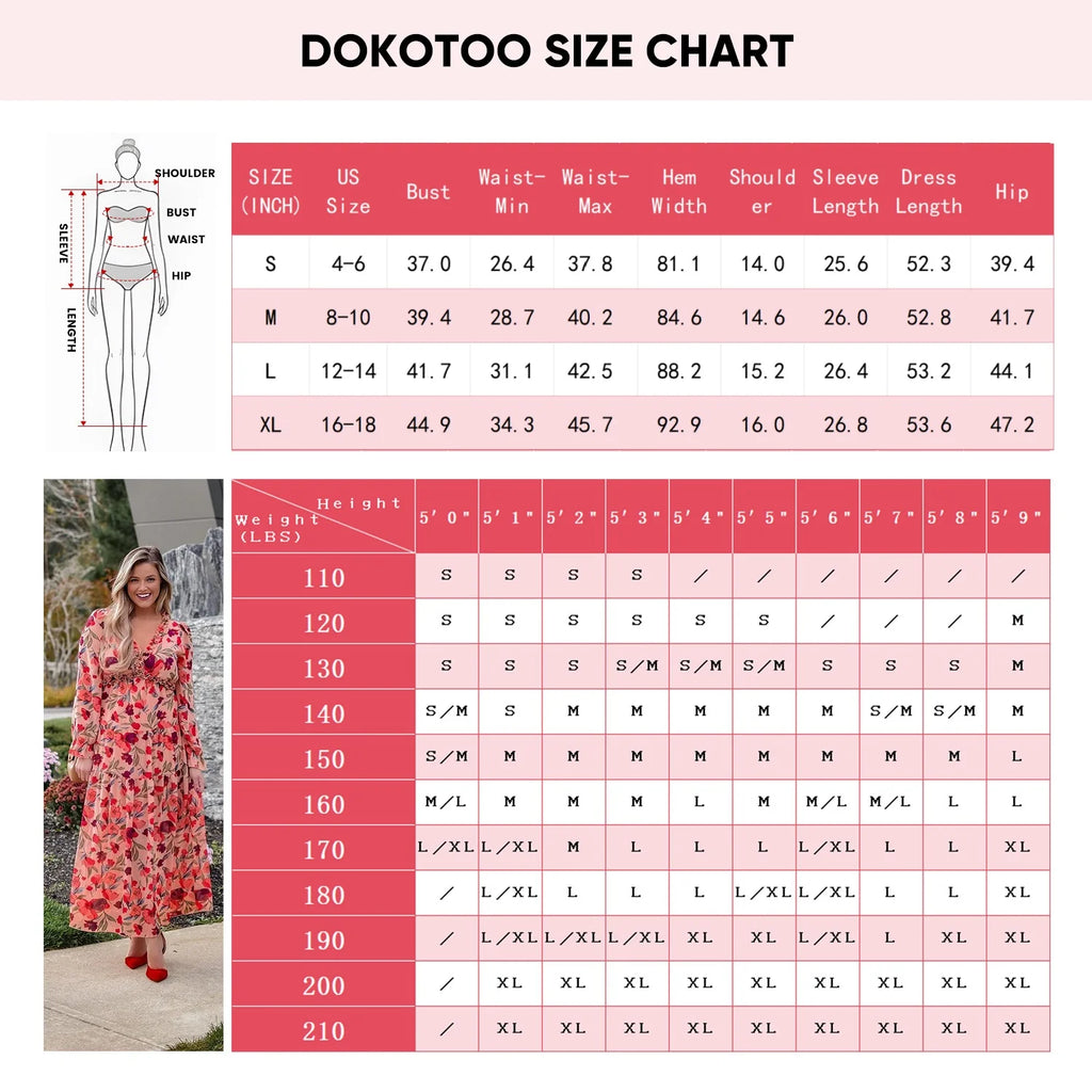 Women'S Apricot Floral Maxi Dresses Casual Deep V Neck Long Sleeve Evening Dress Cocktail Party Dress for Women, US 16-18(XL)